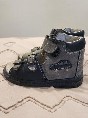 Salus Leather toddler boys sandals - 22 - US6